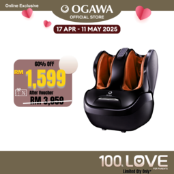[Apply Code: 2GT20] OGAWA EliteX 3D Foot Reflexology/Foot Massager* (ORANGE)